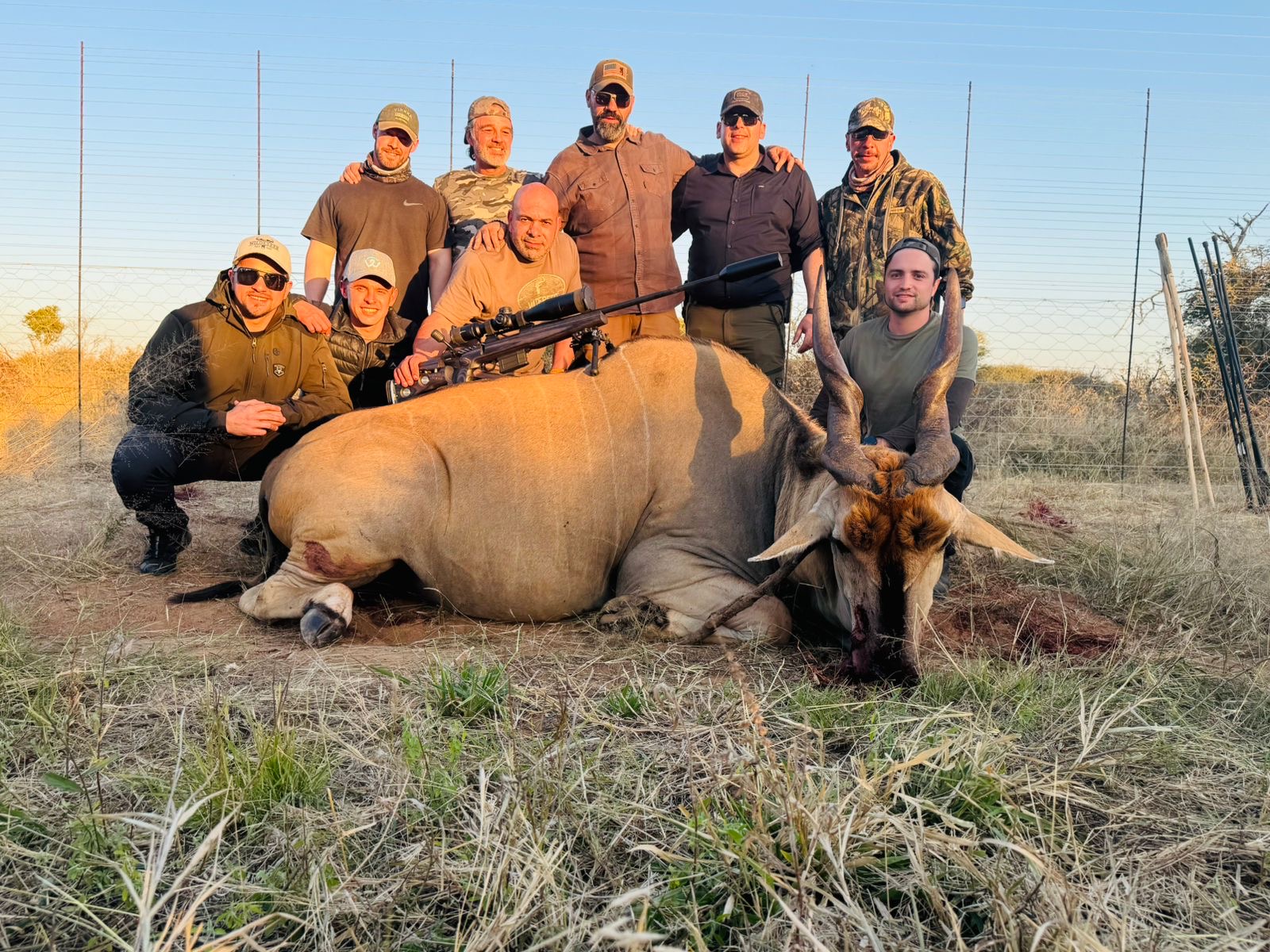 International hunters and travel context for Vaalpenskraal