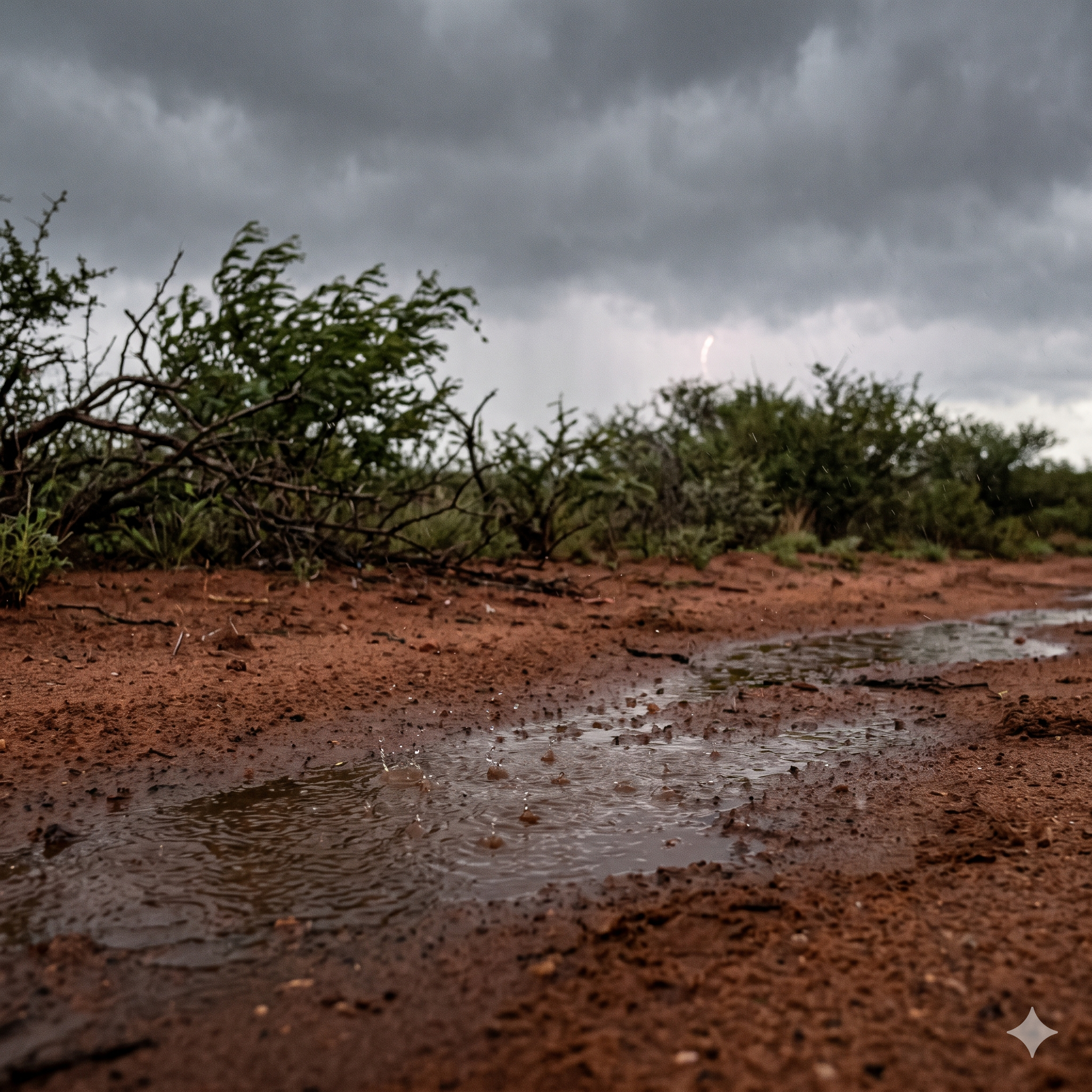 Petrichor and storm air over the Waterberg estate