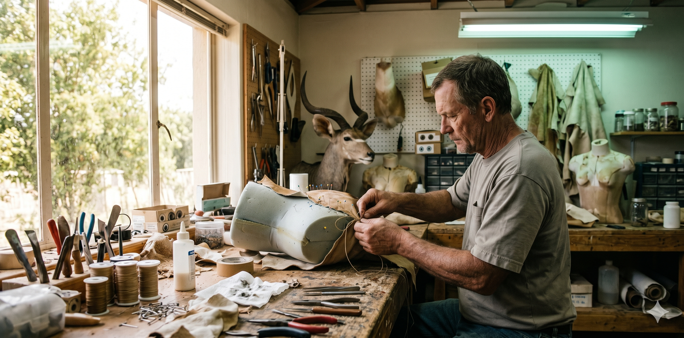 Vaalpenskraal lodge and camp: Taxidermy